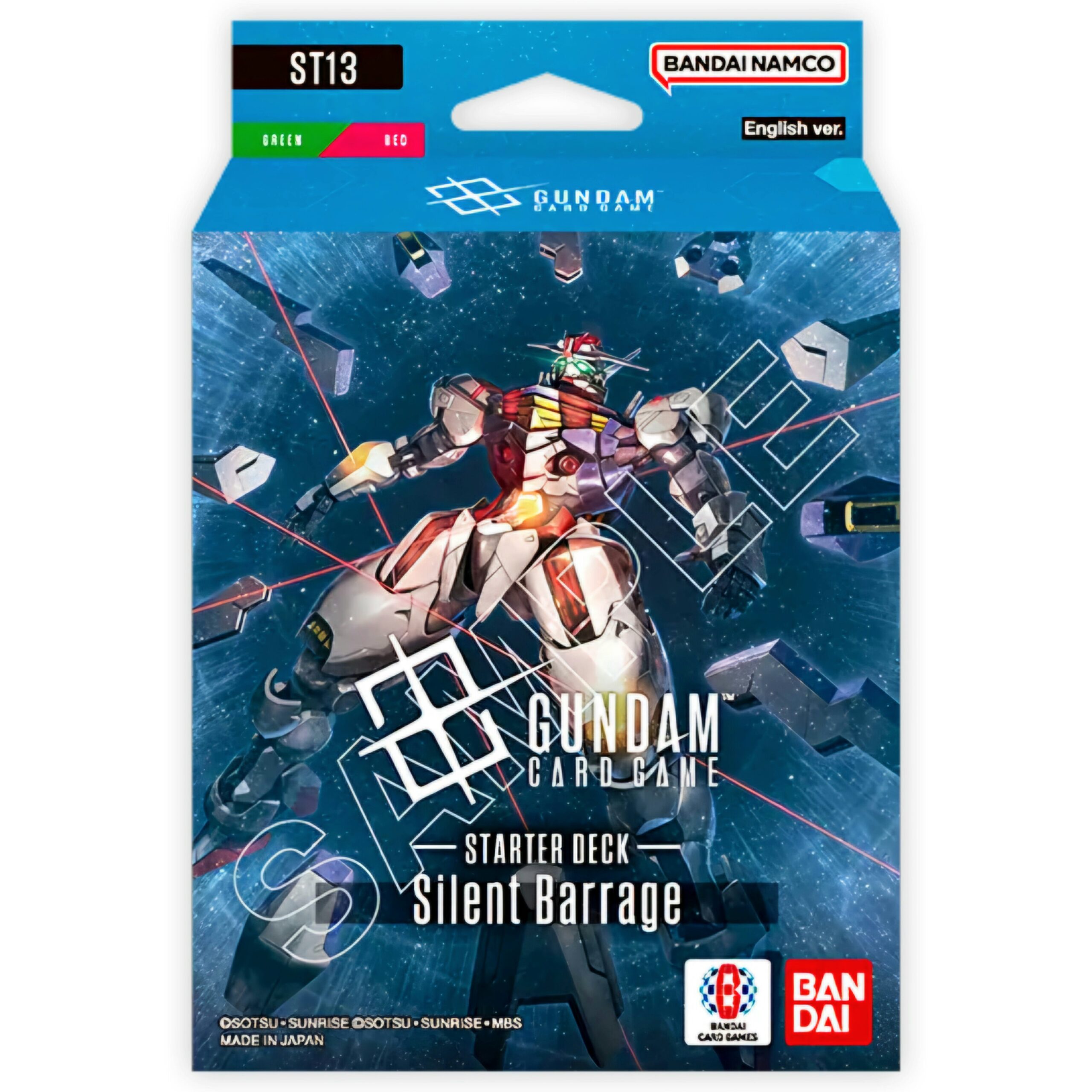Gundam Card Game Gundam TCG ST-13 Silent Barrage Starter Deck ST13 English ENG